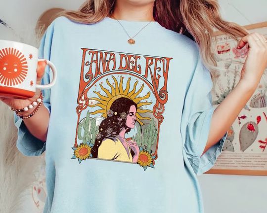 Discover Lana Del Rey Vintage Shirt Sweatshirt, Lana Del Rey Tee, Music Tour 2023 Tee Short Sleeve