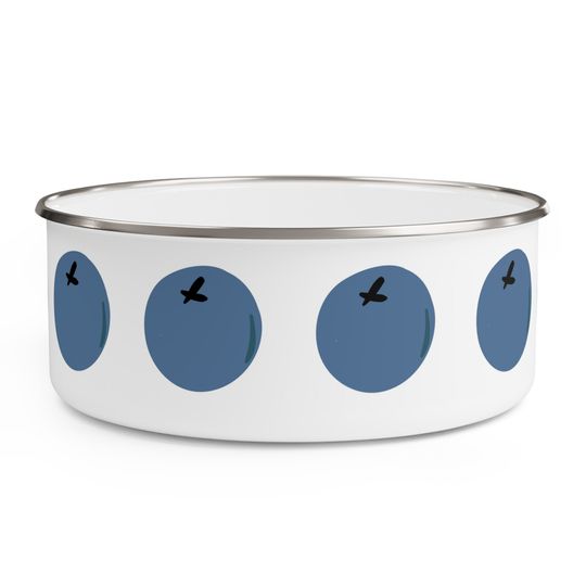 Discover Blueberry Enamel Bowl