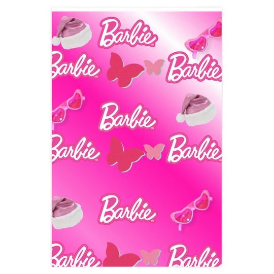Discover Barbie Christmas Wrapping Paper