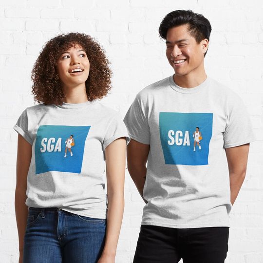 Discover Shai Gilgeous Alexander OKC Basketball Design Classic T-Shirt