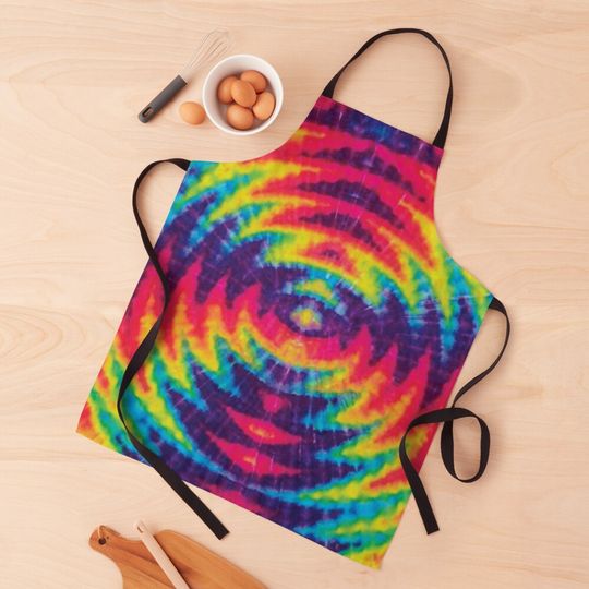 Discover Wig Wag Rainbow Tie Dye Kitchen Apron