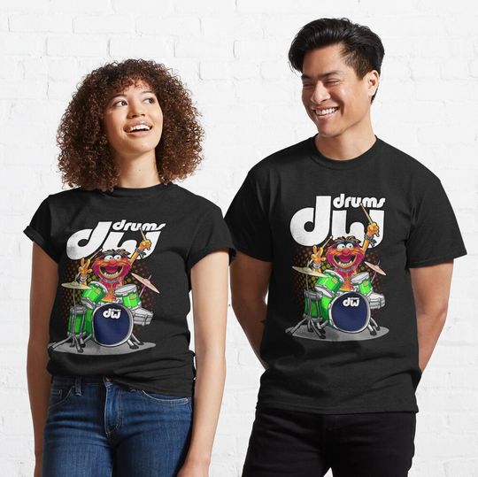 Discover ANIMAL DRUMMER DW GREEN DRUMS Classic T-Shirt