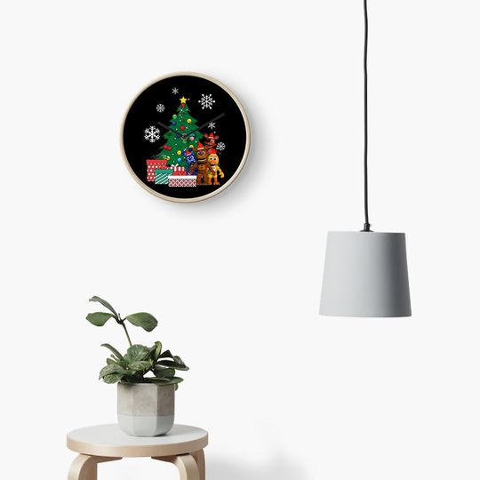 Discover Five Nights At Freddys Around The Christmas Tree Clock