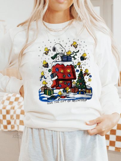 Discover Snoopy Christmas Sweatshirt for Fans