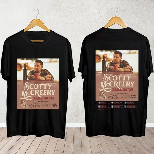Discover Scotty McCreery The Cab In A Solo Tour Shirt, Scotty McCreery Fan Shirt