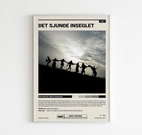 Discover Seventh Seal Movie Premium Matte Vertical Poster