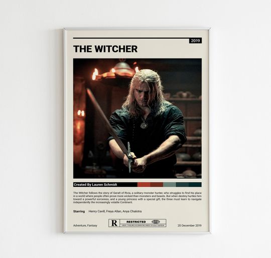 Discover The Witcher TV Series Premium Matte Vertical Poster