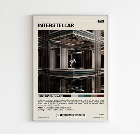 Discover Interstellar Movie Premium Matte Vertical Poster