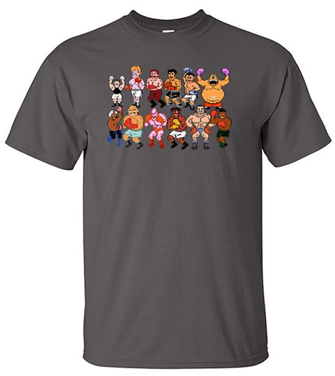 Discover Classic Nes Nintendo "8 Bit" Mike Tyson's PUNCHOUT T-shirt Shirt or Long Sleeve
