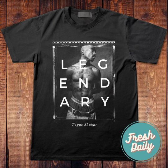 Discover Tupac Shakur 2Pac Legendary T Shirt Rap shirt