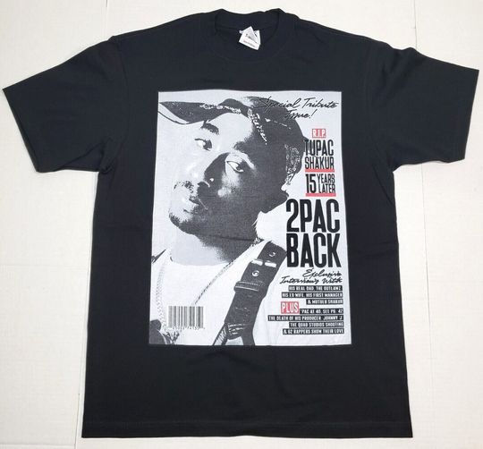 Discover TUPAC SHAKUR T-shirt 2Pac West Coast Hip Hop Rap Tee