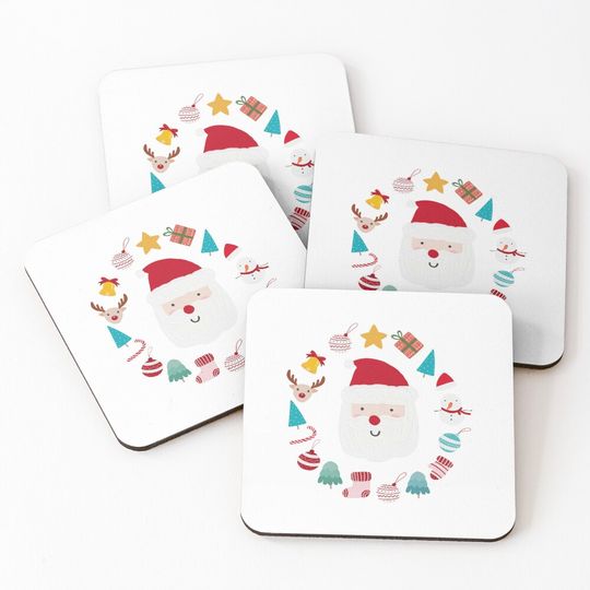 Discover Santa Claus Cute Coasters