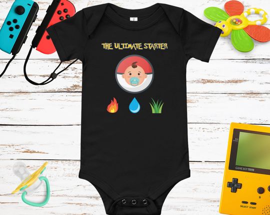 Discover PKM Onesie - The Ultimate Starter PKM Themed Baby Onesie