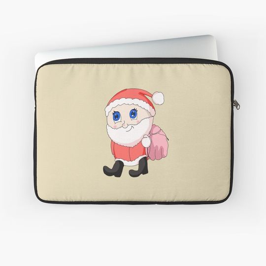 Discover Chibi Santa Laptop Sleeve