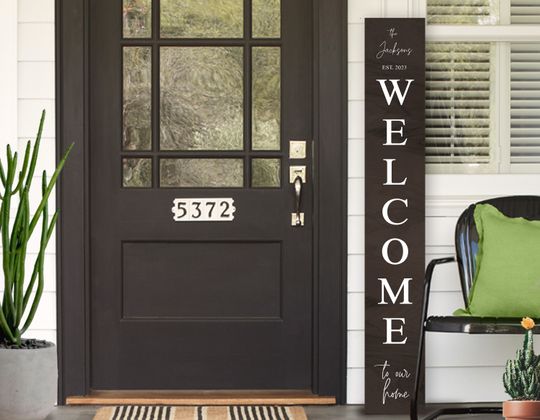 Discover Farmhouse Welcome Sign
