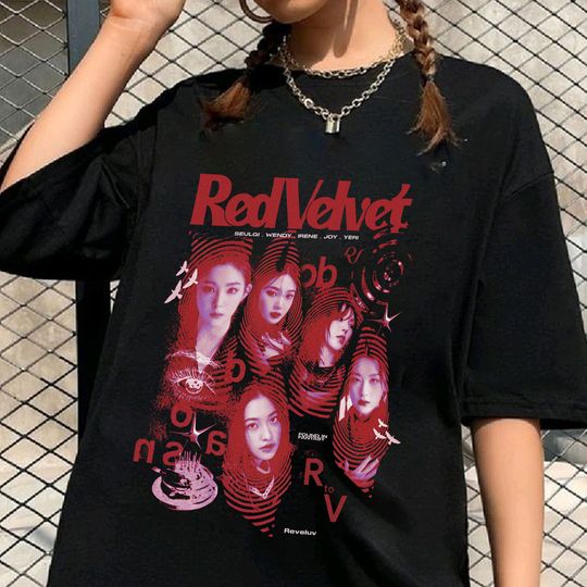 Discover Red Velvet Graphic Tee with R to V