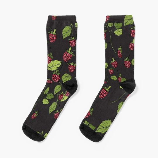 Discover Summer Raspberries Socks