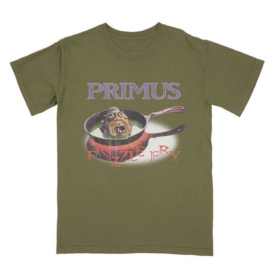 Discover Primus Frizzle Fry M, L, XL, 2XL Olive Heather T-Shirt