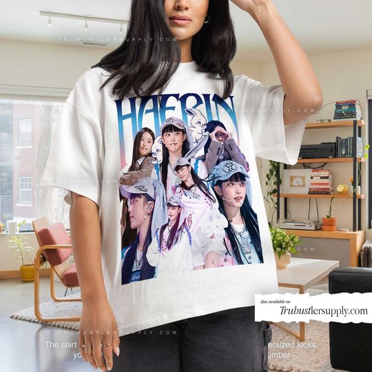 Discover Newjeans Haerin Shirt tshirt tee, Vintage Haerin Graphic shirt