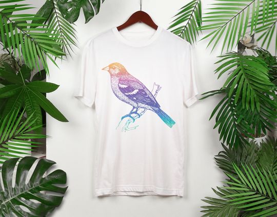 Discover Bird Nerd Tshirt, Neon Bird, Easily Distracted By Birds