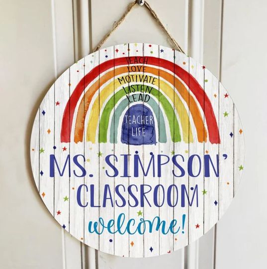 Discover Personalized Welcome To Classroom Door Sign