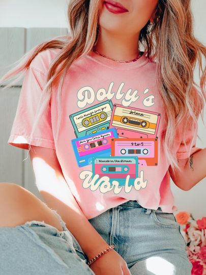 Discover Dolly Parton Jolene Vintage Cassette Shirt