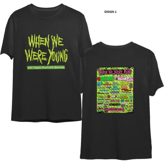 Discover When We Were Young Rock Festival 2023 Shirt