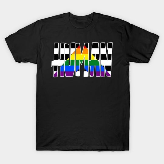 Discover Human Ally Flag - Ally - T-Shirt