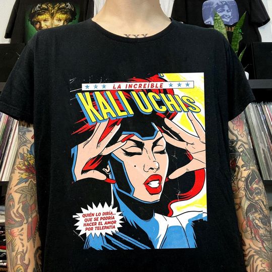 Discover Kali Uchis Comic Shirt, Kali Uchis Concert Merch