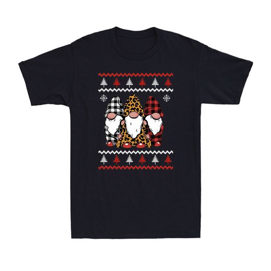 Discover Gnome Ugly Mens Christmas Gnomes Shirt Funny Gift Xmas T-Shirt