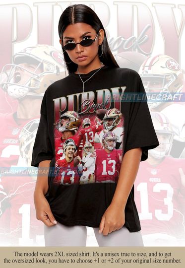 Discover Vintage Brock Purdy shirt, Football shirt, Classic 90s Graphic Tee