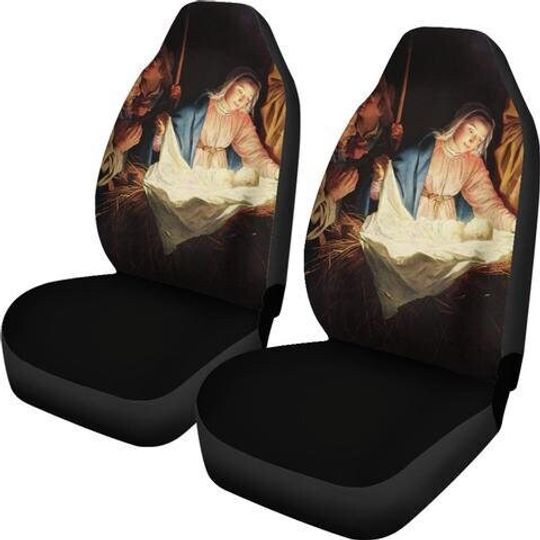 Discover Christmas Car Seat Covers / Bethlehem Car Seat Covers