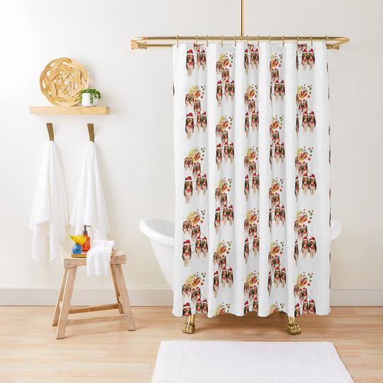 Discover Mouse DAD Holiday Family- Perfect Gift Shower Curtain