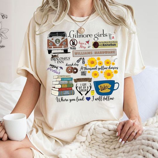Discover Vintage Stars Hollow Sweatshirt, Gilmore Girls Shirt