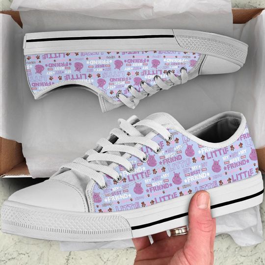 Discover Hippo Wedding Shoes Hippopotamus Women's Low Top Sneaker
