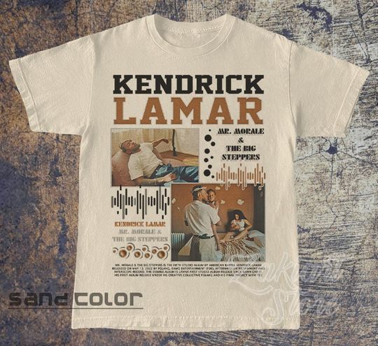 Discover Kendrick Lamar Vintage TShirt, Kendrick Lamar Mr Morale & The Big Steppers Shirt