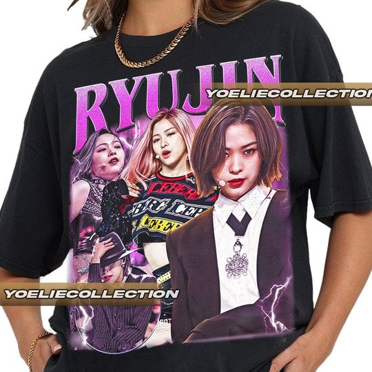 Discover Limited Ryujin Vintage T-Shirt, ITZY Shirt