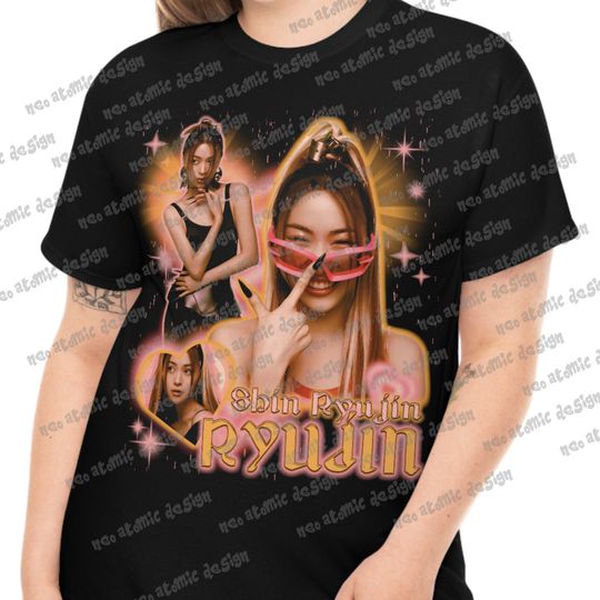 Discover RYUJIN Itzy Kpop Shirt Tshirt Tee, Itzy Ryujin Bias Merch