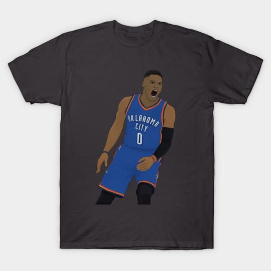Discover Russell Westbrook digital illustration - Russell Westbrook - T-Shirt
