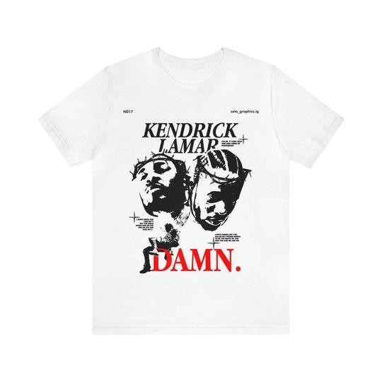 Discover Vintage Kendrick Lamar T-shirt - DAMN Album Inspired