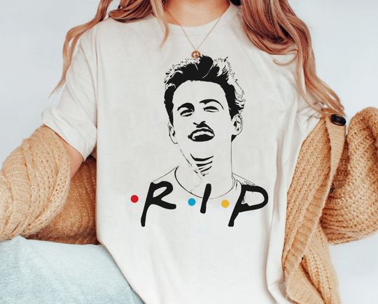 Discover Rip Matthew Perry Shirt, Chandler Bing 90S Friends T Shirt