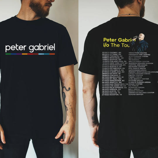 Discover Peter Gabriel Concert T-shirt, Peter Gabriel i/o The Tour 2023 T-Shirt
