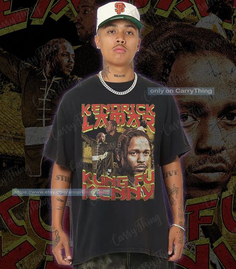 Discover Kendrick Lamar Kung Fu Kenny Vintage 90s Raptees , Hip hop RnB shirt