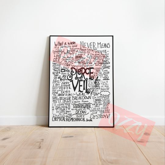Discover Pierce The Veil Doodle Poster