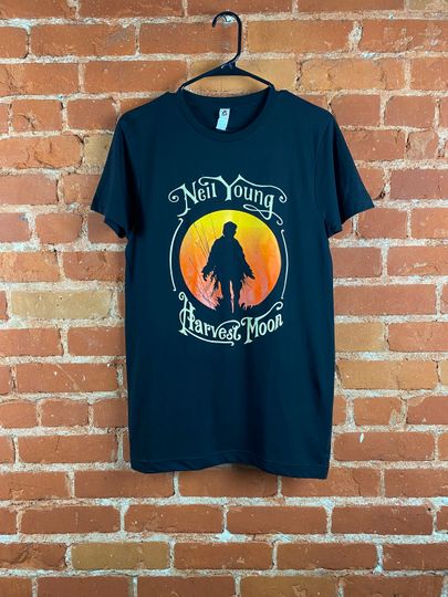 Discover Neil young T-shirt , band tee, 70s band tee