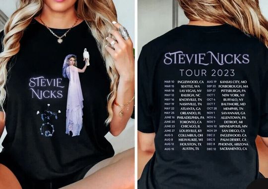 Discover Stevie Nicks Live In Concert 2023 T-Shirt, Fleetwood Mac Tour shirt