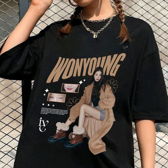 Discover Wonyoung Ive Aesthetic Shirt, Jang Wonyoung Vintage 90s Shirt