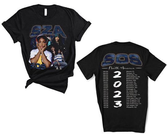 Discover Vintage sz'a Tour 2023 90s Shirt Bootleg 90s Tee Fans Gift Sz'a Tour