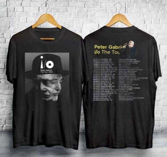 Discover RARE!! Vintage Peter Gabriel i/o The Tour Music 2023 T-Shirt