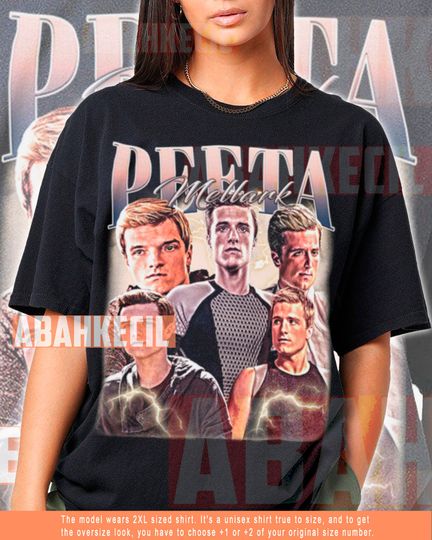 Discover Peeta Mellark Shirt Vintage 90s Peeta Mellark Tshirt